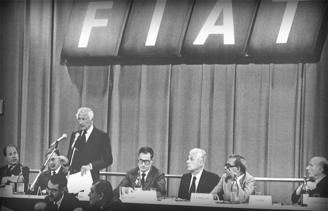 July 1983.  Shareholders Meeting at  Centro Storico Fiat.