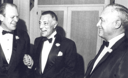 L'Avvocato Agnelli con Gerald Ford e Jesse Warner