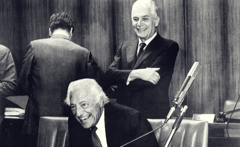 Avvocato Agnelli con Gianluigi Gabetti