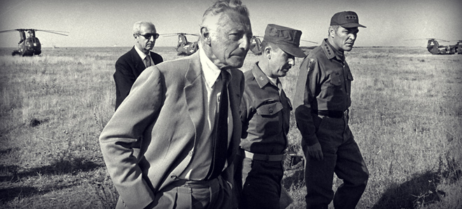 Gianni Agnelli in una esercitazione NATO